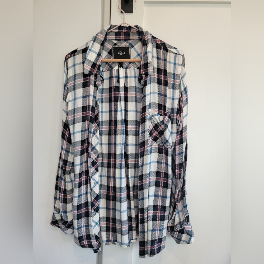 Rails Hunter plaid button down shirt